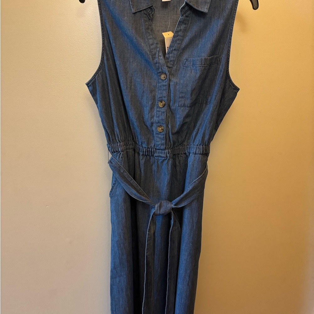 New Denim Christopher and Banks Sleeveless Dress